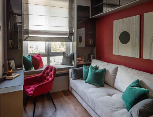 Римская штора с кантом